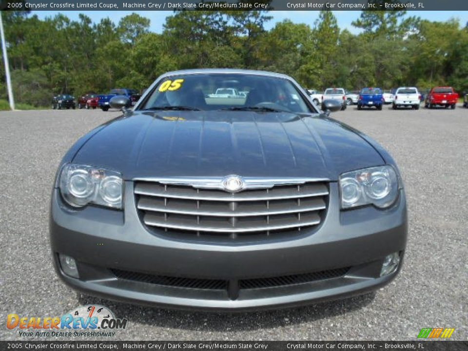 2005 Chrysler Crossfire Limited Coupe Machine Grey / Dark Slate Grey/Medium Slate Grey Photo #13