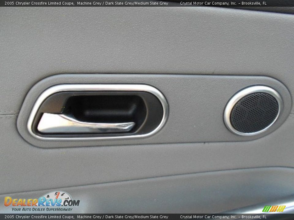 2005 Chrysler Crossfire Limited Coupe Machine Grey / Dark Slate Grey/Medium Slate Grey Photo #17
