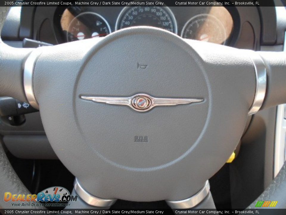 2005 Chrysler Crossfire Limited Coupe Machine Grey / Dark Slate Grey/Medium Slate Grey Photo #21