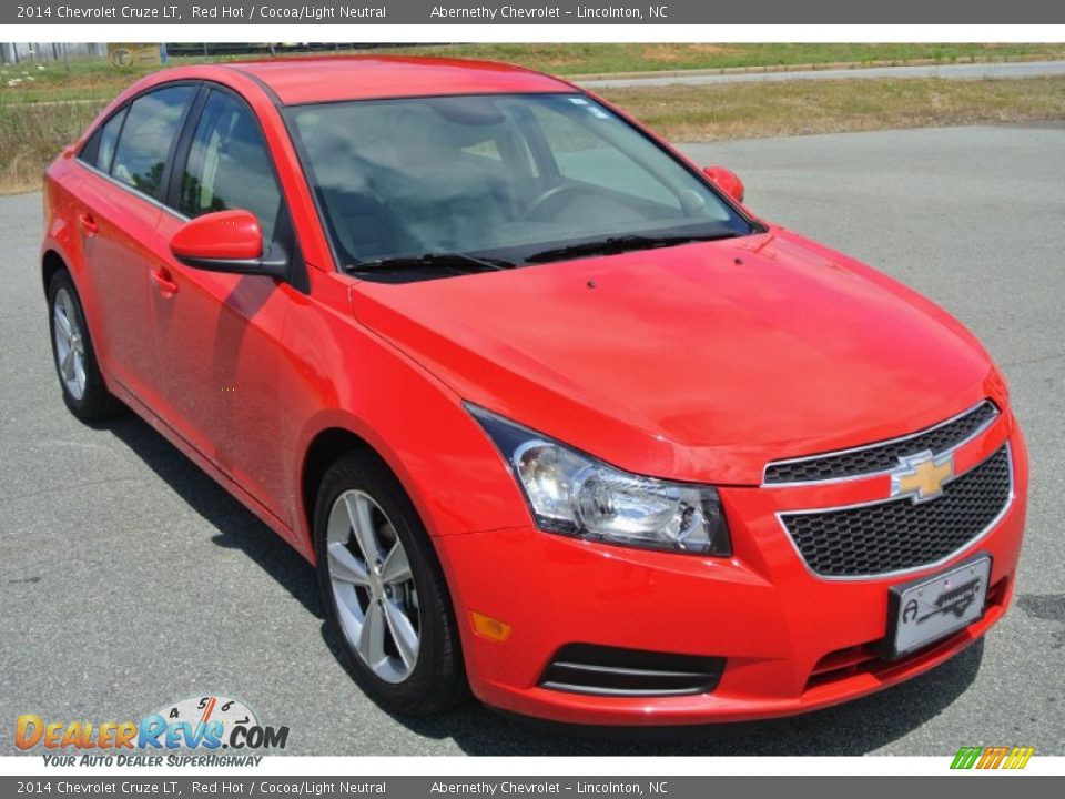 2014 Chevrolet Cruze LT Red Hot / Cocoa/Light Neutral Photo #1