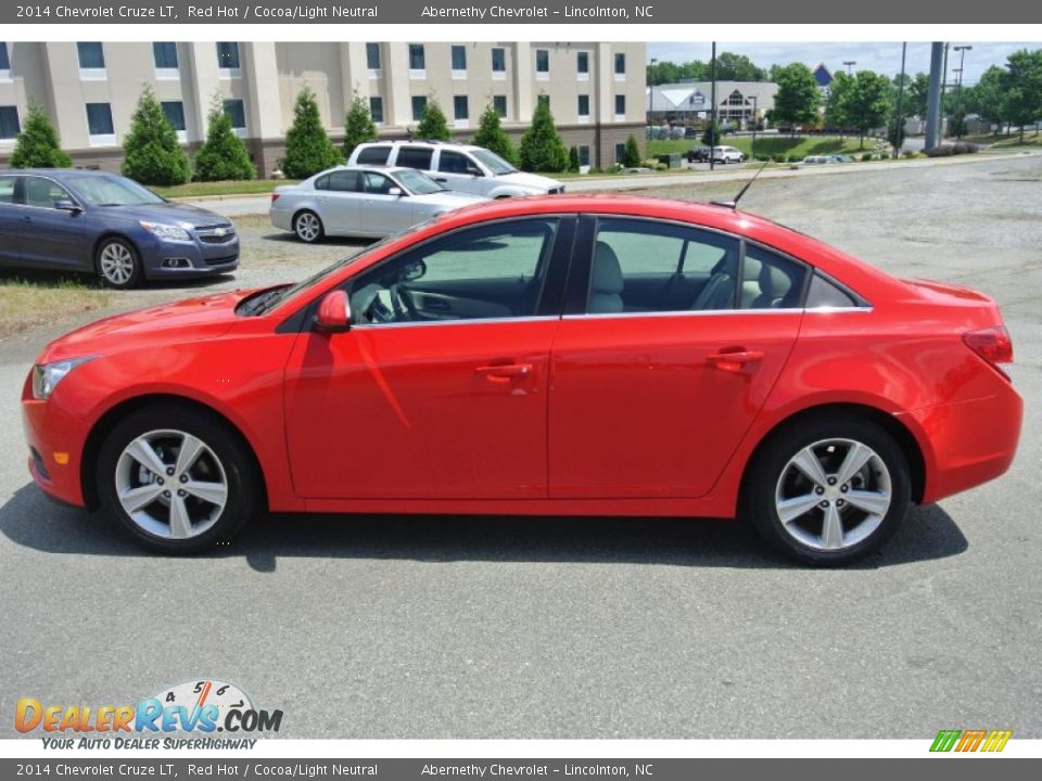 2014 Chevrolet Cruze LT Red Hot / Cocoa/Light Neutral Photo #3