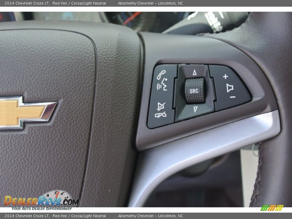 2014 Chevrolet Cruze LT Red Hot / Cocoa/Light Neutral Photo #15