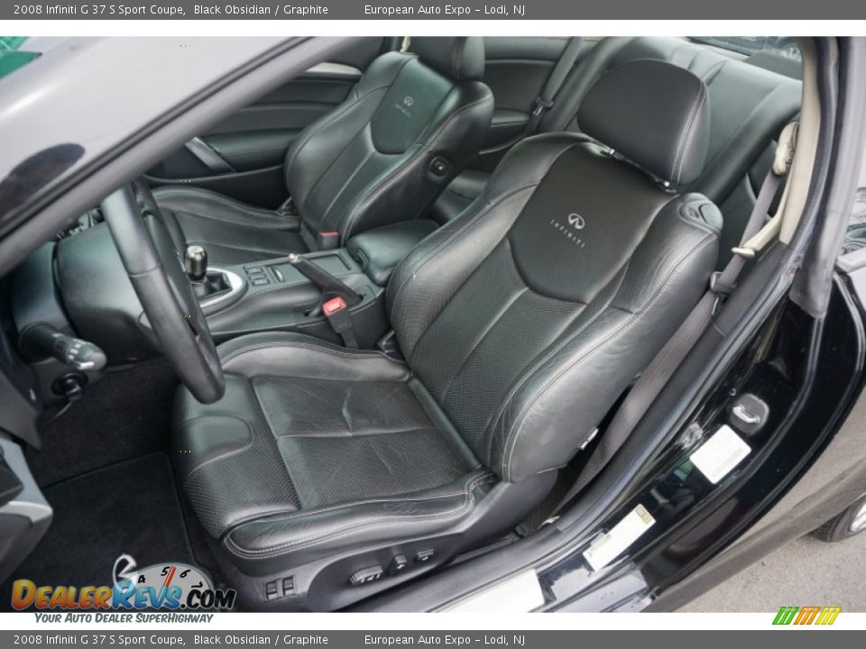 Front Seat of 2008 Infiniti G 37 S Sport Coupe Photo #6