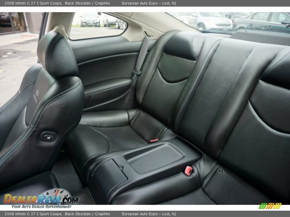 Rear Seat of 2008 Infiniti G 37 S Sport Coupe Photo #9