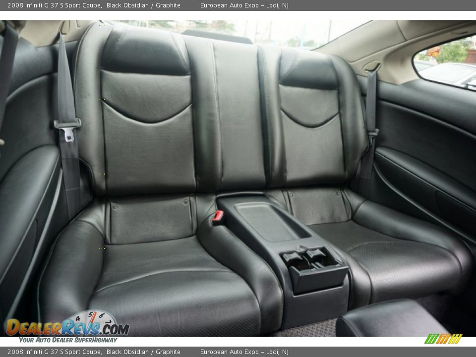 Rear Seat of 2008 Infiniti G 37 S Sport Coupe Photo #11