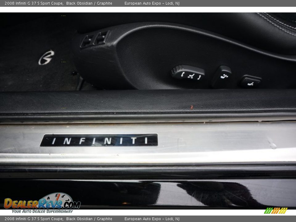 2008 Infiniti G 37 S Sport Coupe Black Obsidian / Graphite Photo #23