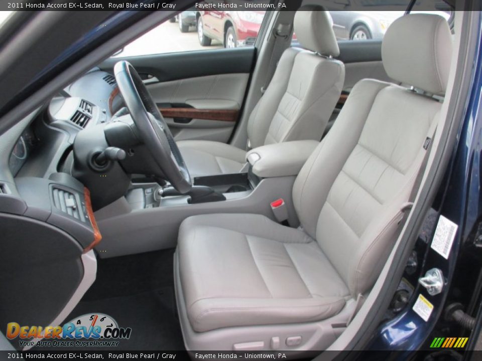 Front Seat of 2011 Honda Accord EX-L Sedan Photo #7