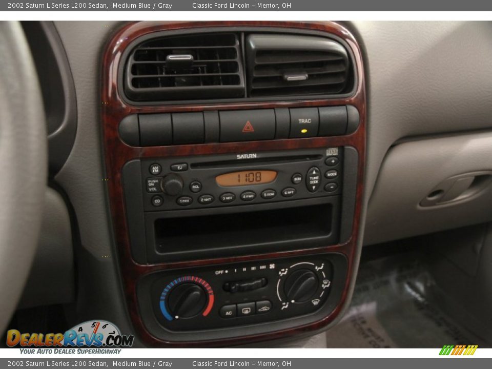 2002 Saturn L Series L200 Sedan Medium Blue / Gray Photo #7