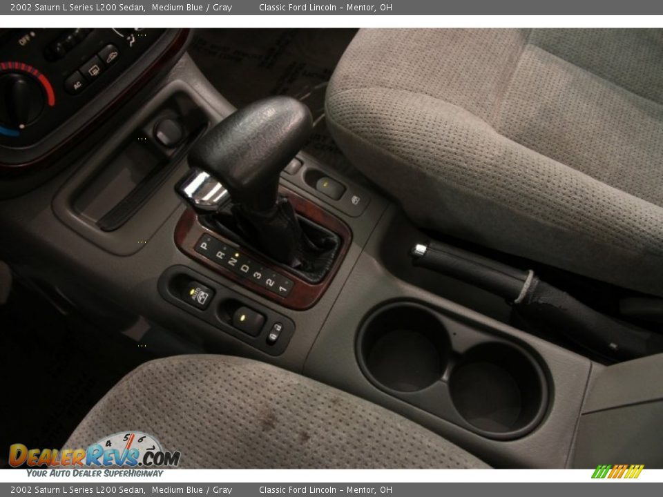 2002 Saturn L Series L200 Sedan Medium Blue / Gray Photo #8
