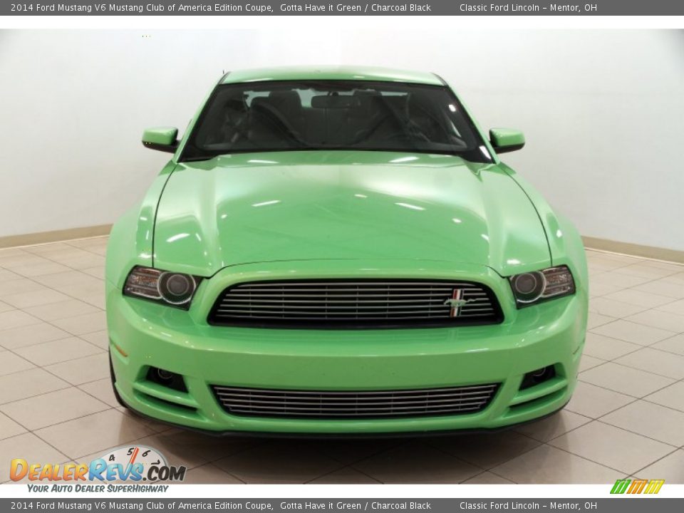 2014 Ford Mustang V6 Mustang Club of America Edition Coupe Gotta Have it Green / Charcoal Black Photo #2