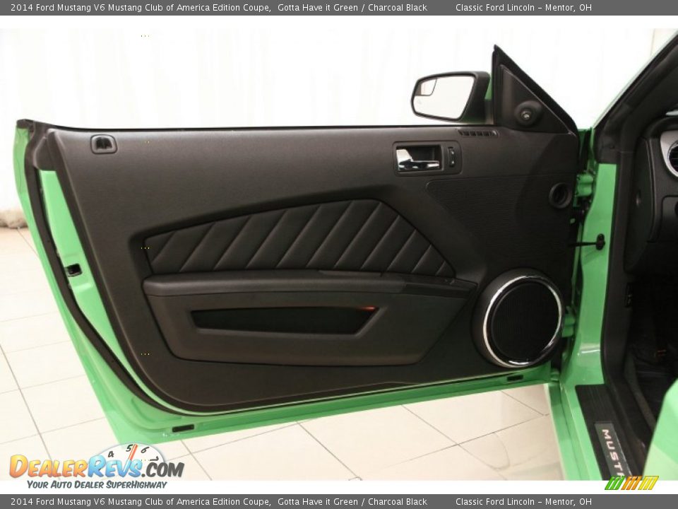 Door Panel of 2014 Ford Mustang V6 Mustang Club of America Edition Coupe Photo #6