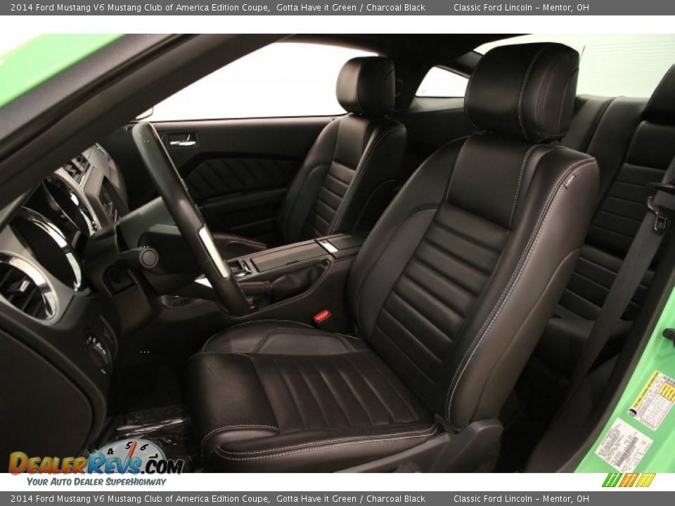 Charcoal Black Interior - 2014 Ford Mustang V6 Mustang Club of America Edition Coupe Photo #8