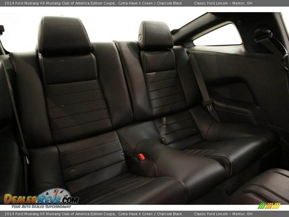 Rear Seat of 2014 Ford Mustang V6 Mustang Club of America Edition Coupe Photo #21