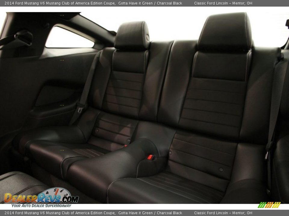Rear Seat of 2014 Ford Mustang V6 Mustang Club of America Edition Coupe Photo #22