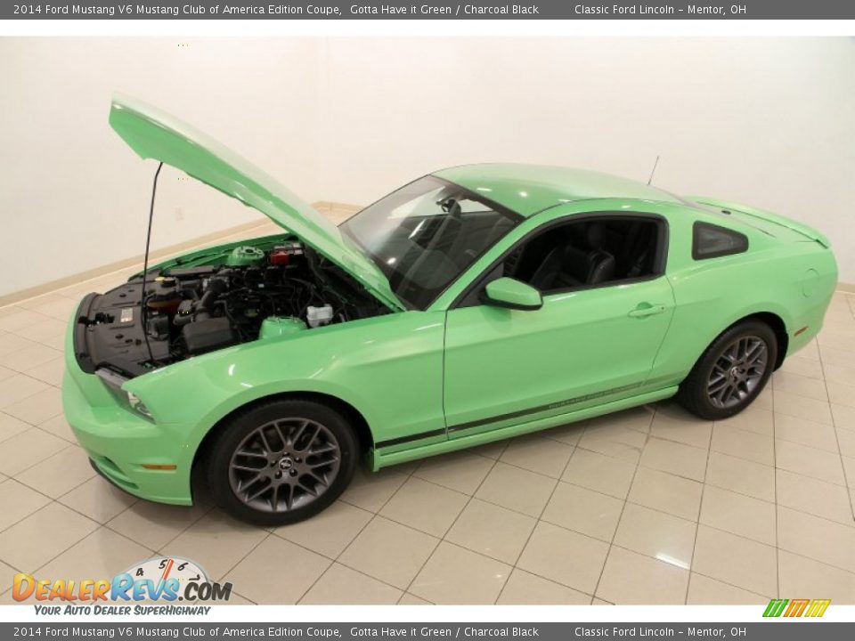 2014 Ford Mustang V6 Mustang Club of America Edition Coupe Gotta Have it Green / Charcoal Black Photo #24