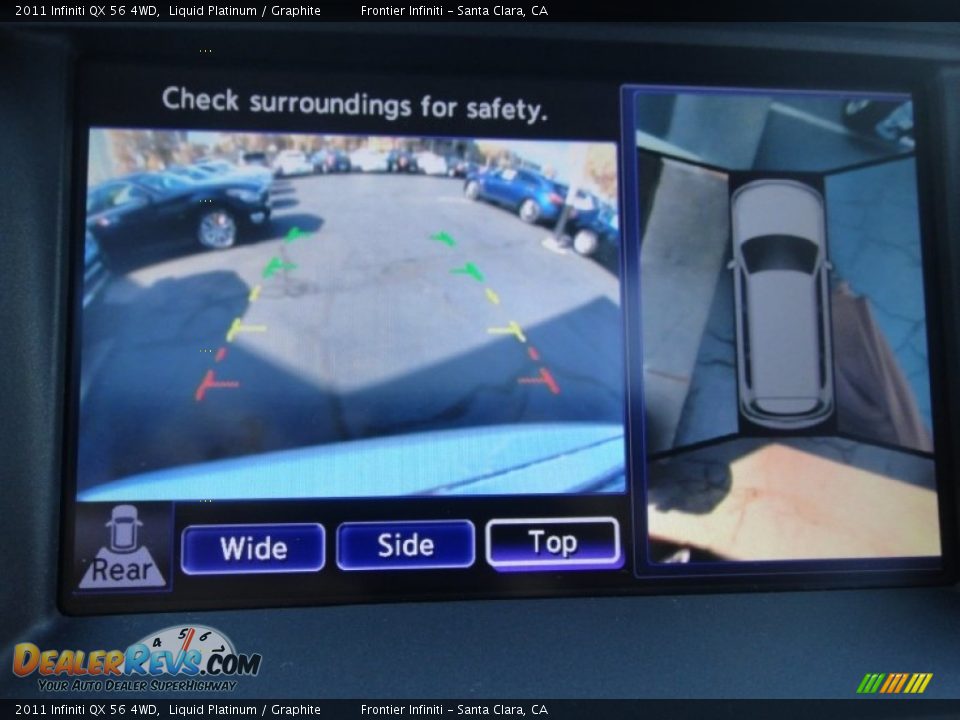 2011 Infiniti QX 56 4WD Liquid Platinum / Graphite Photo #18