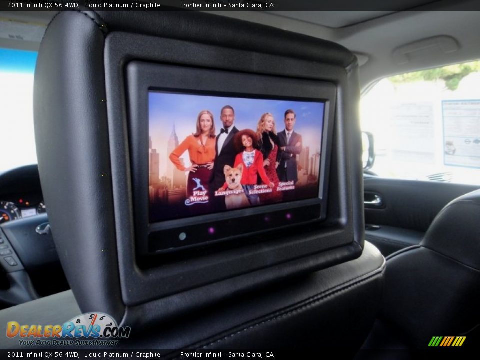 2011 Infiniti QX 56 4WD Liquid Platinum / Graphite Photo #27