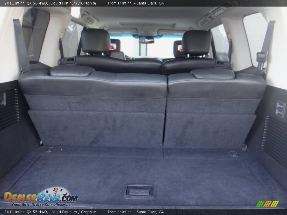 2011 Infiniti QX 56 4WD Liquid Platinum / Graphite Photo #29