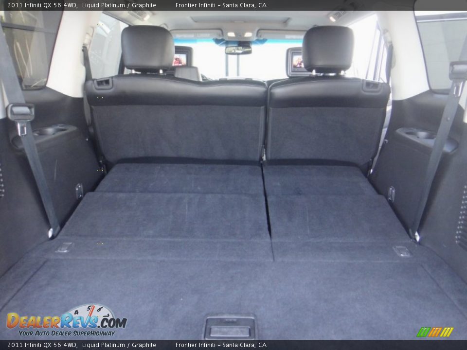 2011 Infiniti QX 56 4WD Liquid Platinum / Graphite Photo #30