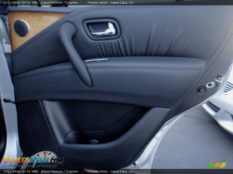 2011 Infiniti QX 56 4WD Liquid Platinum / Graphite Photo #33