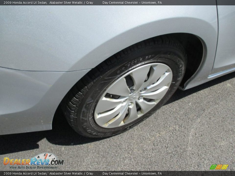 2009 Honda Accord LX Sedan Alabaster Silver Metallic / Gray Photo #7