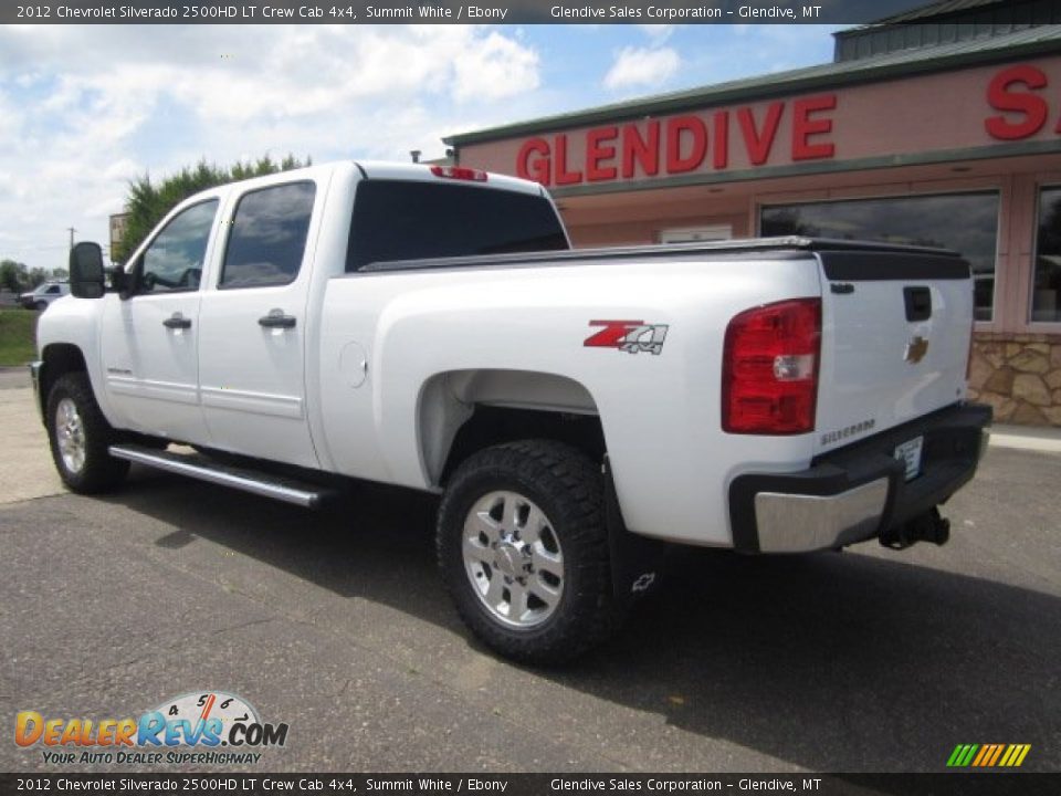 2012 Chevrolet Silverado 2500HD LT Crew Cab 4x4 Summit White / Ebony Photo #4