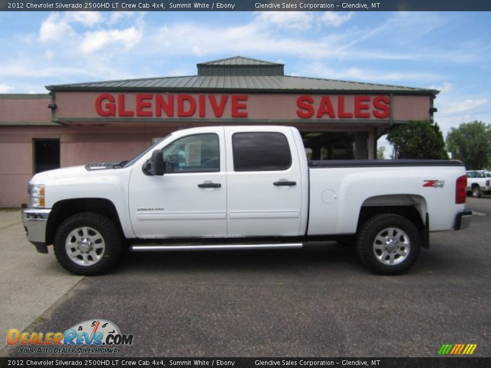 2012 Chevrolet Silverado 2500HD LT Crew Cab 4x4 Summit White / Ebony Photo #5