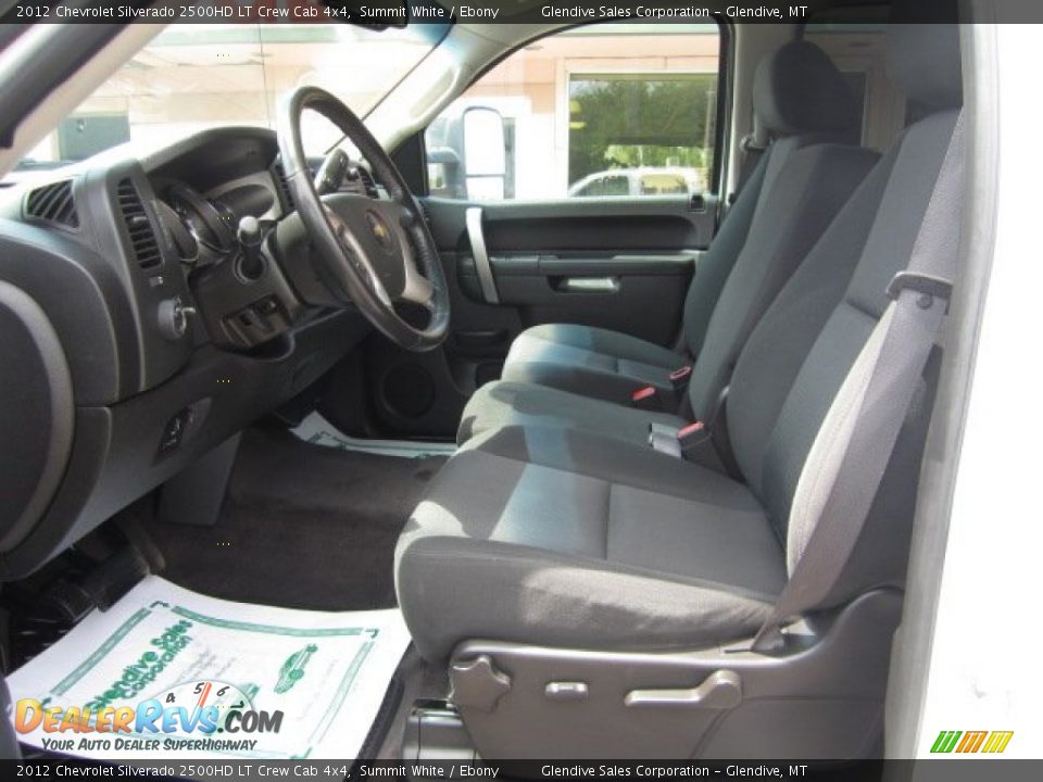 2012 Chevrolet Silverado 2500HD LT Crew Cab 4x4 Summit White / Ebony Photo #8