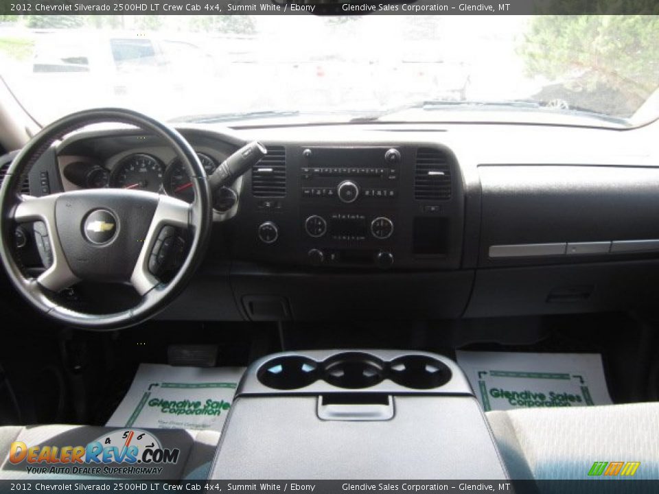 2012 Chevrolet Silverado 2500HD LT Crew Cab 4x4 Summit White / Ebony Photo #9