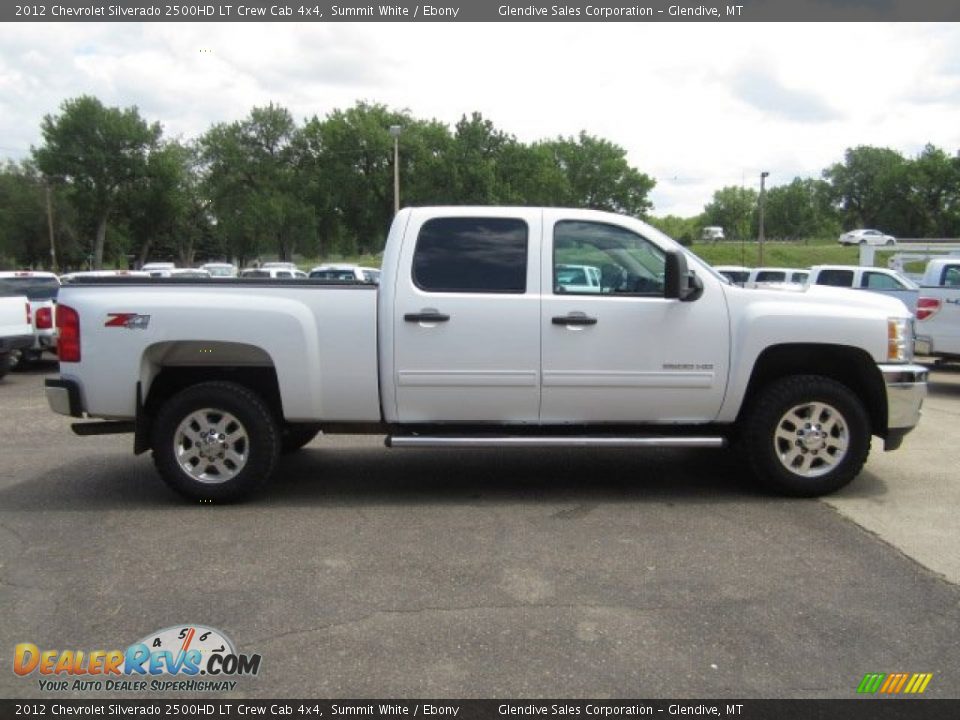 2012 Chevrolet Silverado 2500HD LT Crew Cab 4x4 Summit White / Ebony Photo #10