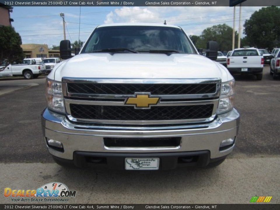 2012 Chevrolet Silverado 2500HD LT Crew Cab 4x4 Summit White / Ebony Photo #11
