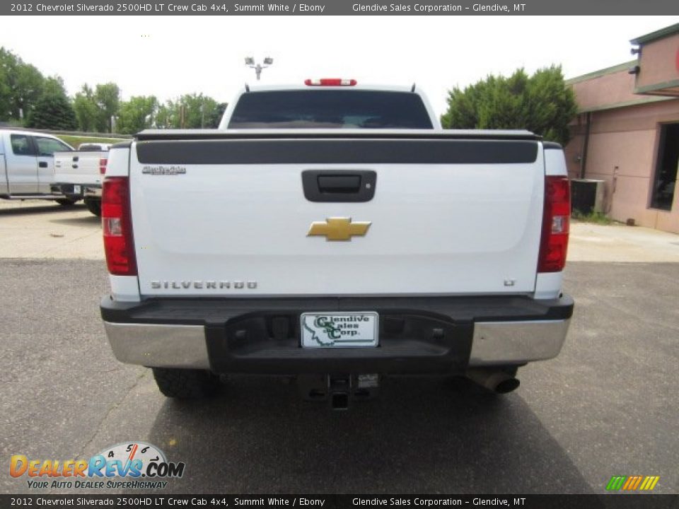 2012 Chevrolet Silverado 2500HD LT Crew Cab 4x4 Summit White / Ebony Photo #12