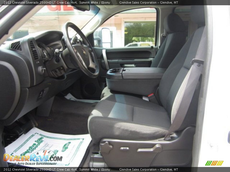 2012 Chevrolet Silverado 2500HD LT Crew Cab 4x4 Summit White / Ebony Photo #16