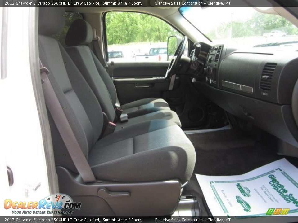 2012 Chevrolet Silverado 2500HD LT Crew Cab 4x4 Summit White / Ebony Photo #20