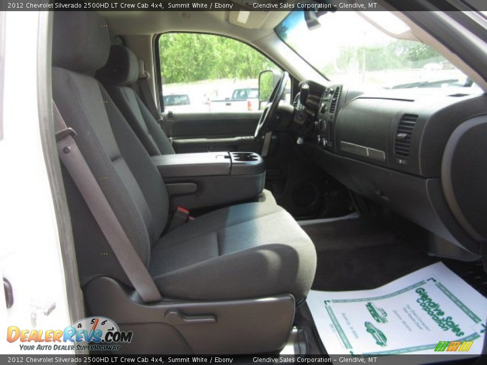 2012 Chevrolet Silverado 2500HD LT Crew Cab 4x4 Summit White / Ebony Photo #21