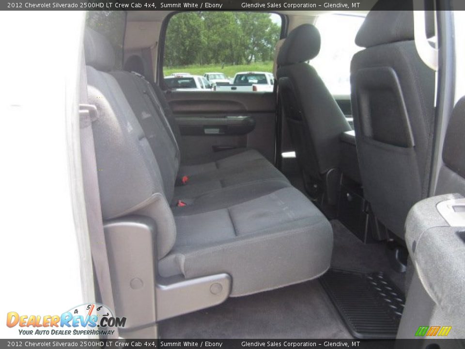 2012 Chevrolet Silverado 2500HD LT Crew Cab 4x4 Summit White / Ebony Photo #22