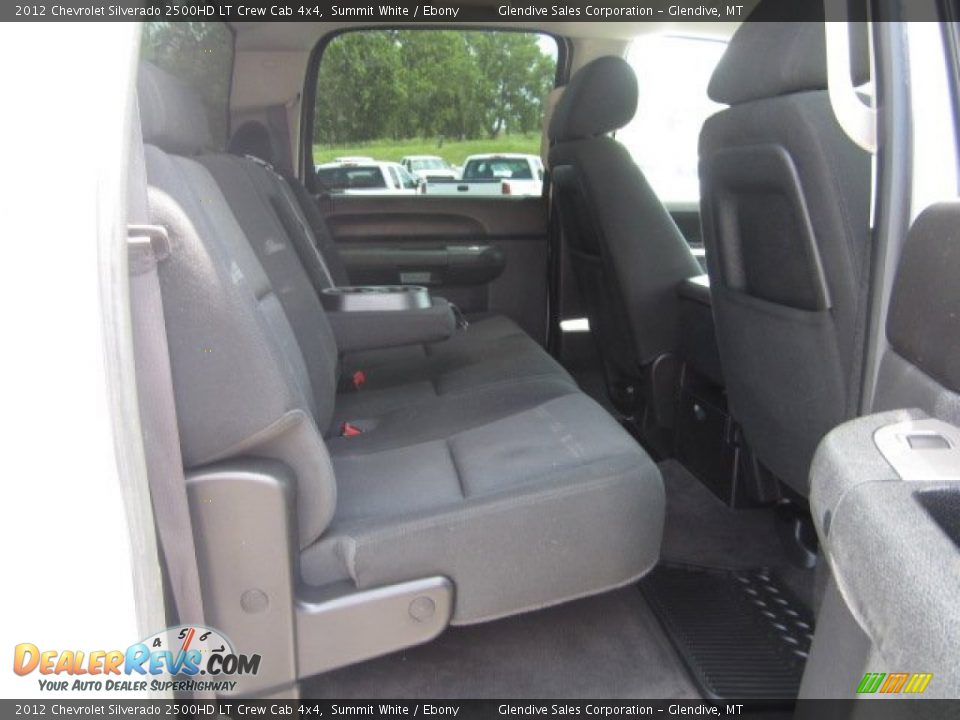 2012 Chevrolet Silverado 2500HD LT Crew Cab 4x4 Summit White / Ebony Photo #23