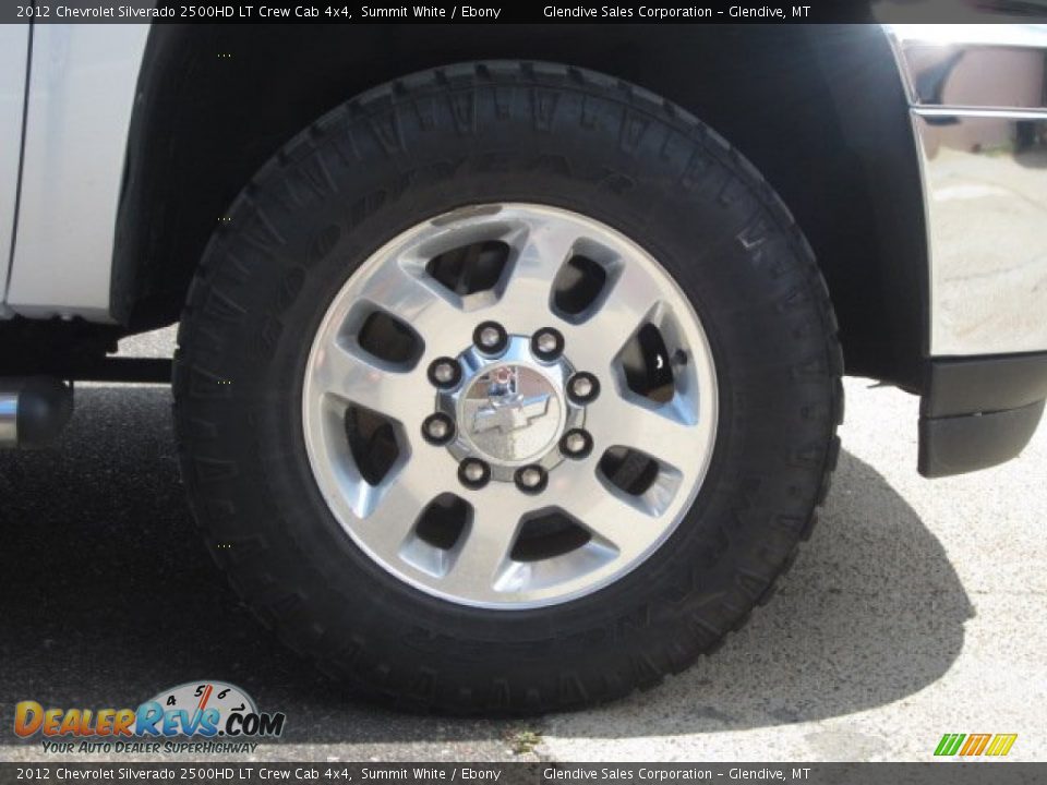 2012 Chevrolet Silverado 2500HD LT Crew Cab 4x4 Summit White / Ebony Photo #30