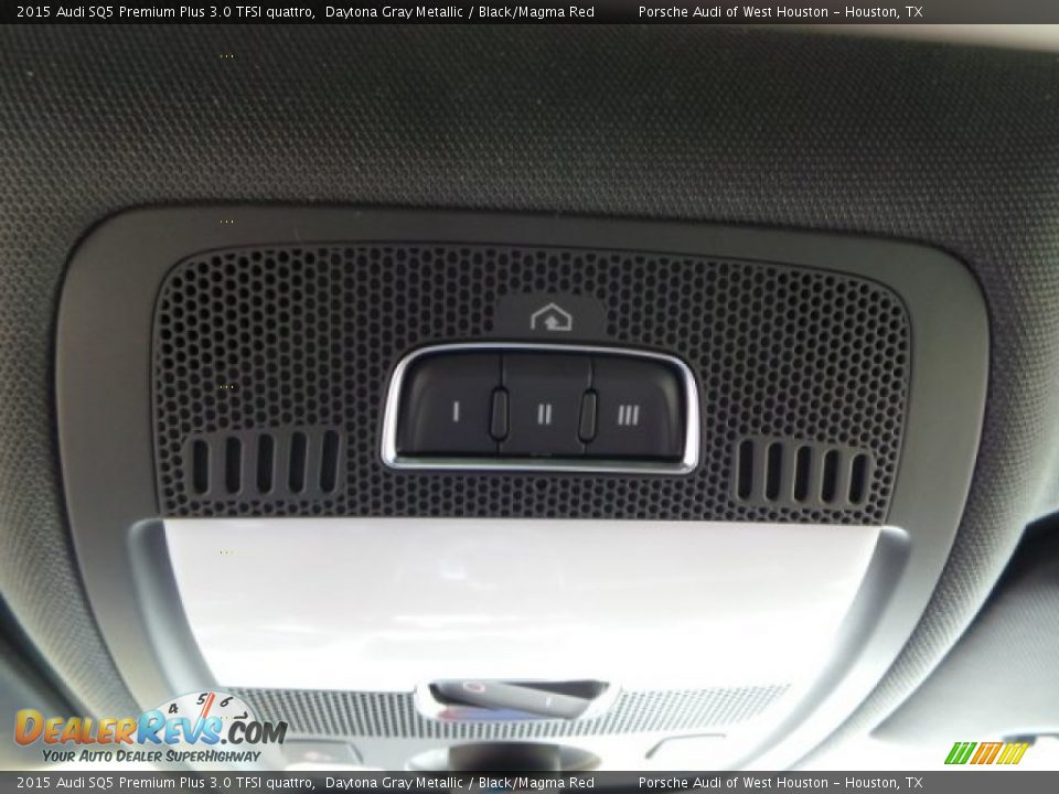 2015 Audi SQ5 Premium Plus 3.0 TFSI quattro Daytona Gray Metallic / Black/Magma Red Photo #16