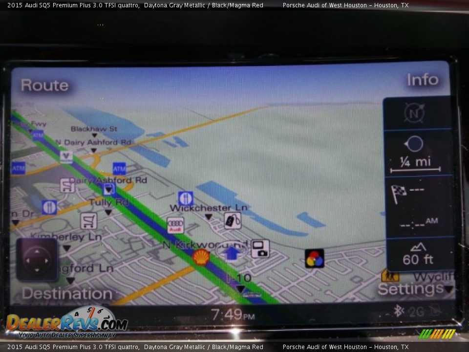 2015 Audi SQ5 Premium Plus 3.0 TFSI quattro Daytona Gray Metallic / Black/Magma Red Photo #19