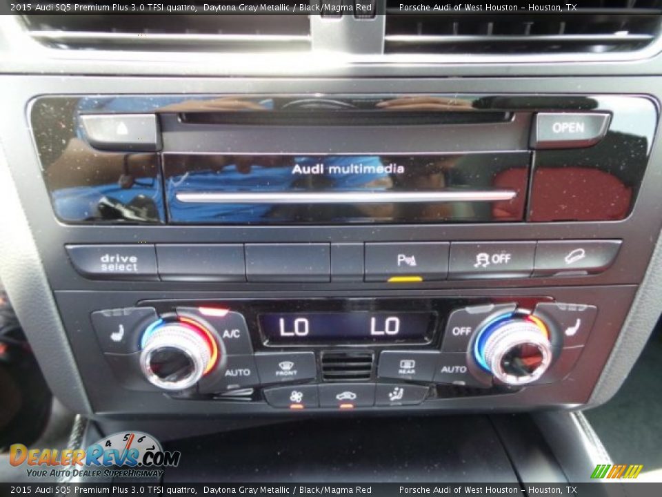 2015 Audi SQ5 Premium Plus 3.0 TFSI quattro Daytona Gray Metallic / Black/Magma Red Photo #20