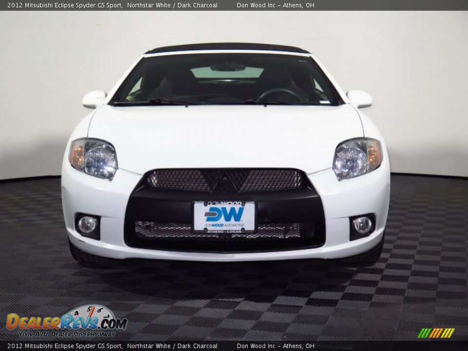 2012 Mitsubishi Eclipse Spyder GS Sport Northstar White / Dark Charcoal Photo #10