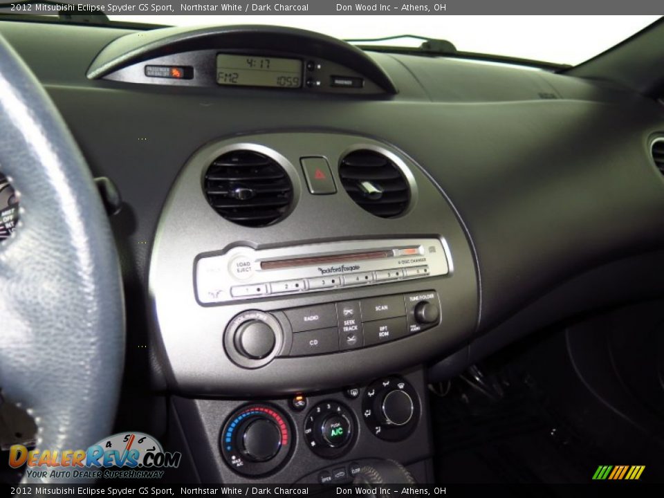 2012 Mitsubishi Eclipse Spyder GS Sport Northstar White / Dark Charcoal Photo #30