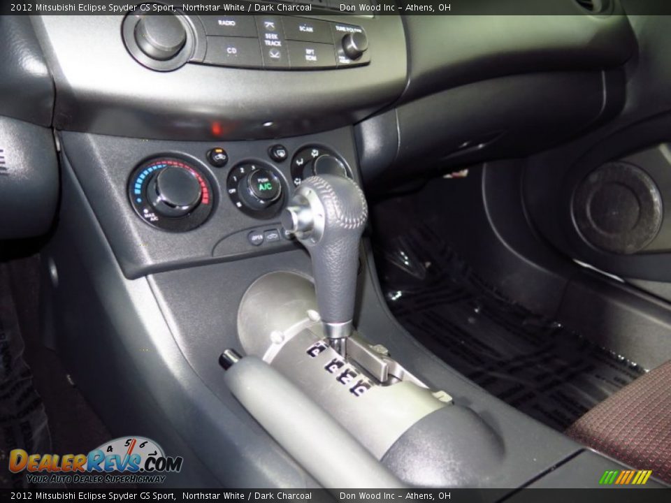 2012 Mitsubishi Eclipse Spyder GS Sport Northstar White / Dark Charcoal Photo #31