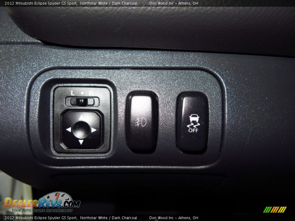 2012 Mitsubishi Eclipse Spyder GS Sport Northstar White / Dark Charcoal Photo #34