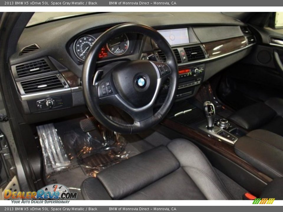 2013 BMW X5 xDrive 50i Space Gray Metallic / Black Photo #9