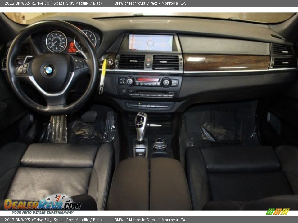 2013 BMW X5 xDrive 50i Space Gray Metallic / Black Photo #10
