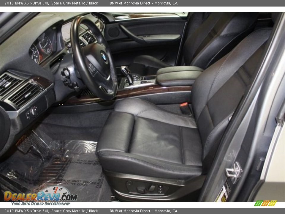 2013 BMW X5 xDrive 50i Space Gray Metallic / Black Photo #12