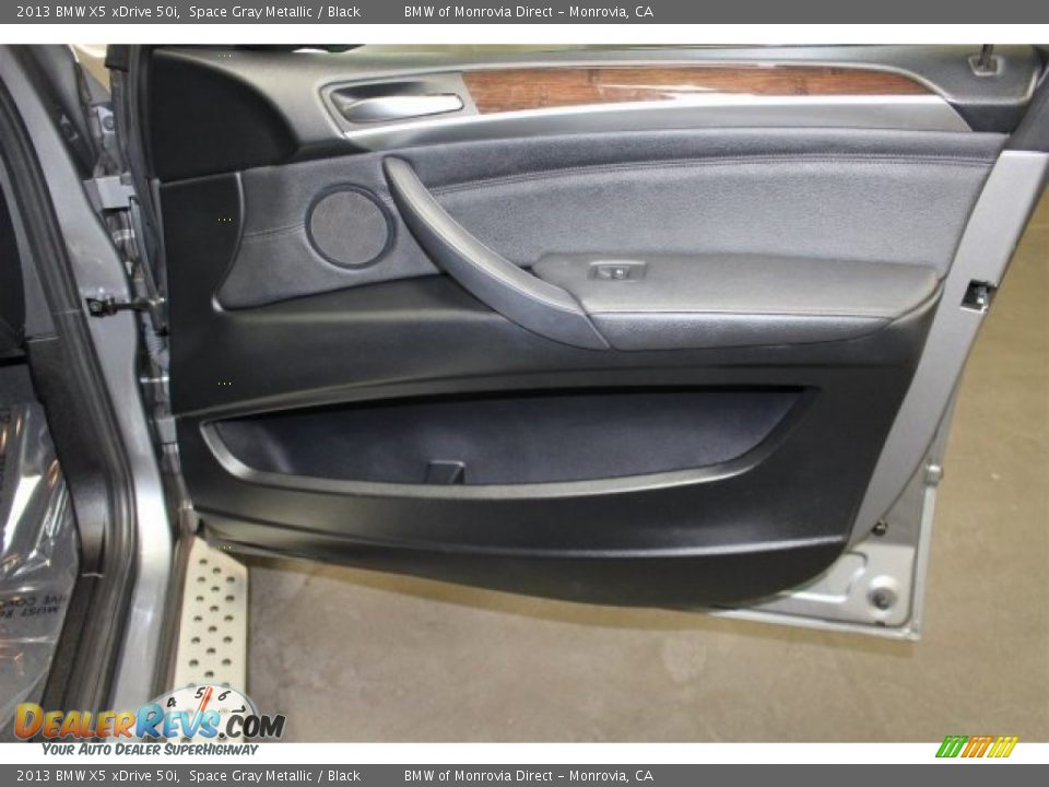 2013 BMW X5 xDrive 50i Space Gray Metallic / Black Photo #15