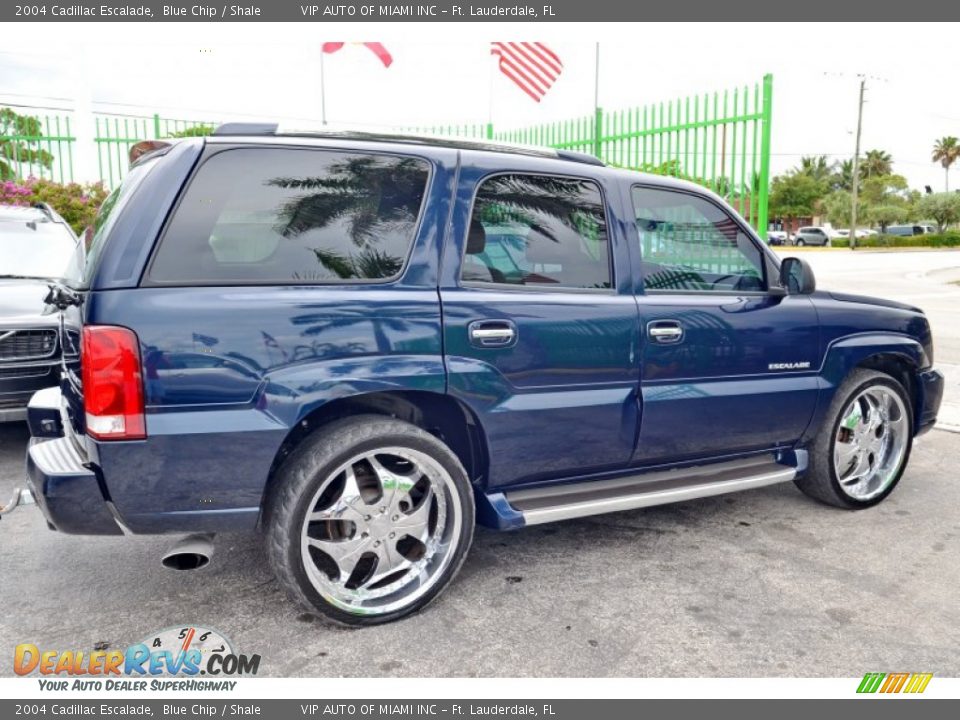 2004 Cadillac Escalade Blue Chip / Shale Photo #8